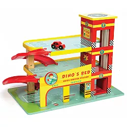 Развивающий набор гараж Дино от Le Toy Van