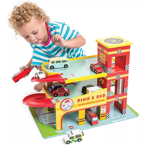 Развивающий набор гараж Дино от Le Toy Van Развивающий набор гараж Дино от Le Toy Van