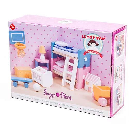 Развивающий набор игрушечной мебели комната Сладкая слива от Le Toy Van Развивающий набор игрушечной мебели комната Сладкая слива от Le Toy Van