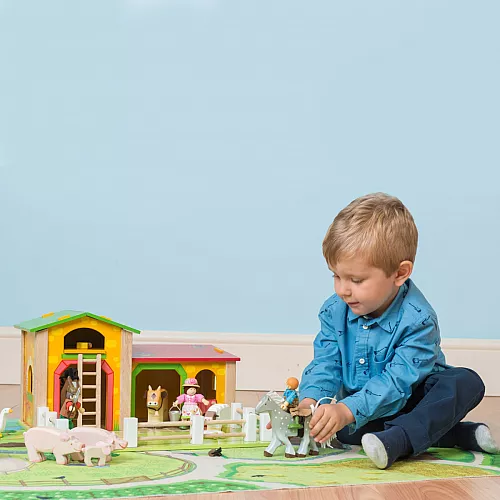 Розвиваюча іграшка Ляльковий будиночок Ферма від Le Toy Van Розвиваюча іграшка Ляльковий будиночок Ферма від Le Toy Van