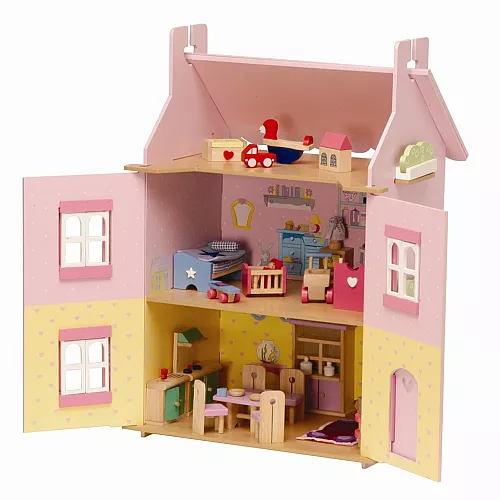 Развивающая игрушка Кукольный домик Нежные сердечки от Le Toy Van Развивающая игрушка Кукольный домик Нежные сердечки от Le Toy Van