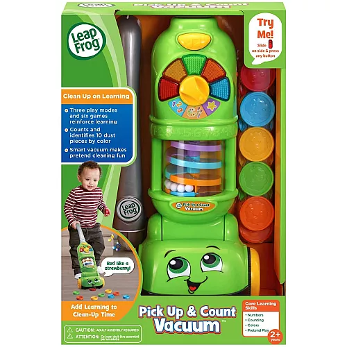 Розвиваюча інтерактивна іграшка Розумний пилосос від LeapFrog Розвиваюча інтерактивна іграшка Розумний пилосос від LeapFrog