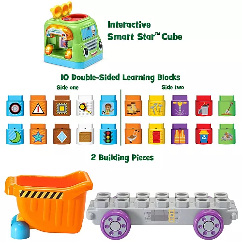 Развивающий набор конструктор Самосвал LeapBuilders от LeapFrog Развивающий набор конструктор Самосвал LeapBuilders от LeapFrog