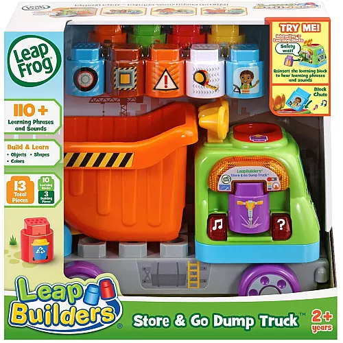 Развивающий набор конструктор Самосвал LeapBuilders от LeapFrog Развивающий набор конструктор Самосвал LeapBuilders от LeapFrog