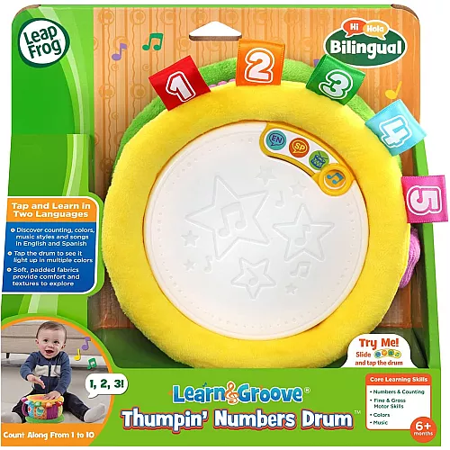 Обучающая музыкальная игрушка Барабан от LeapFrog Обучающая музыкальная игрушка Барабан от LeapFrog