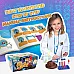Научный набор STEM опыты с лабораторным халатом (20+ экспериментов) от Learn & Climb