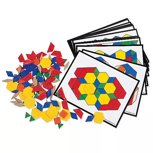 Розвиваючий набір Танграм (160 шт) з картками від Learning Resources Розвиваючий набір Танграм (160 шт) з картками від Learning Resources