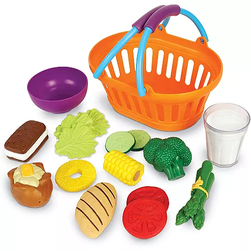 Набір для рахунку і сортування Продуктовий кошик (18 предмета) від Learning Resources Набір для рахунку і сортування Продуктовий кошик (18 предмета) від Learning Resources