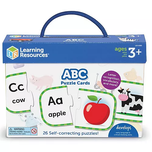 Развивающий набор пазл Алфавит ABC (26 карт) от Learning Resources Развивающий набор пазл Алфавит ABC (26 карт) от Learning Resources