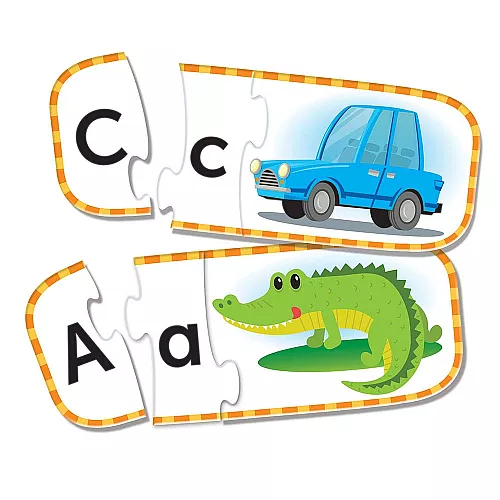 Розвиваючий набір Алфавіт пазл (26 карт) від Learning Resources