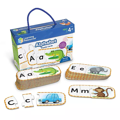 Розвиваючий набір Алфавіт пазл (26 карт) від Learning Resources