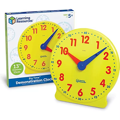 Великий аналоговий годинник від Learning Resources Великий аналоговий годинник від Learning Resources