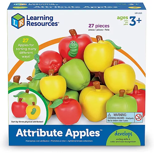 Набор для счета и сортировки яблочки (27 шт) от Learning Resources Набор для счета и сортировки яблочки (27 шт) от Learning Resources