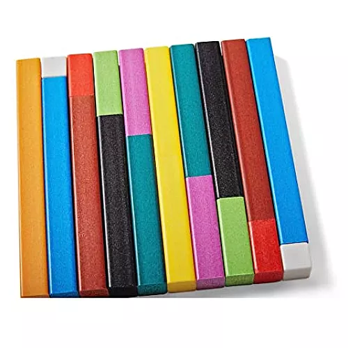 Набор для счета и сортировки палочки Кюизенера из пластика (74 шт) от Learning Resources Набор для счета и сортировки палочки Кюизенера из пластика (74 шт) от Learning Resources