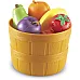 Развивающий набор для счета и сортировки Фрукты (9 шт) от Learning Resources