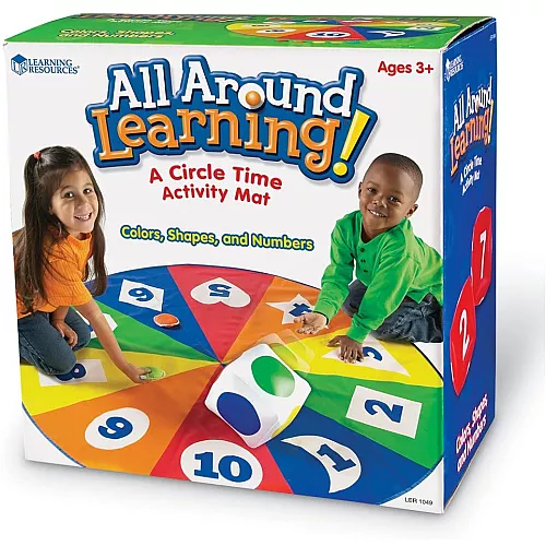 Развивающий игровой коврик Круг с цифрами от Learning Resources Развивающий игровой коврик Круг с цифрами от Learning Resources