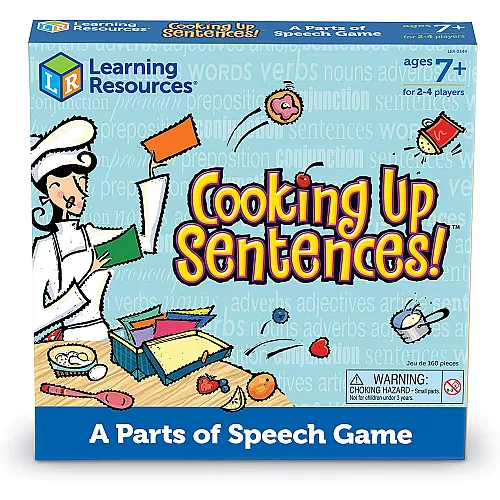 Настільна гра Готуємо речення (для 2-4 гравців) від Learning Resources Настільна гра Готуємо речення (для 2-4 гравців) від Learning Resources