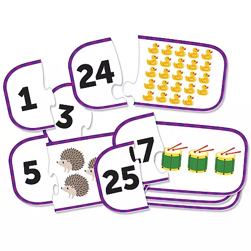 Развивающий набор пазл Числа 1-25 (25 карт) от Learning Resources Развивающий набор пазл Числа 1-25 (25 карт) от Learning Resources