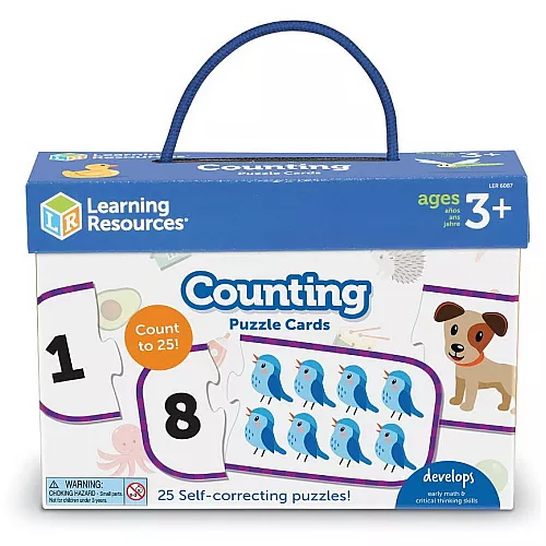 Развивающий набор пазл Числа 1-25 (25 карт) от Learning Resources Развивающий набор пазл Числа 1-25 (25 карт) от Learning Resources