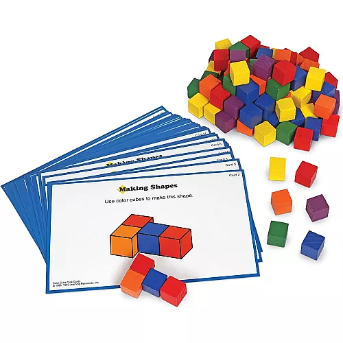 Набір різнокольорових кубиків (100шт) від Learning Resources Набір різнокольорових кубиків (100шт) від Learning Resources