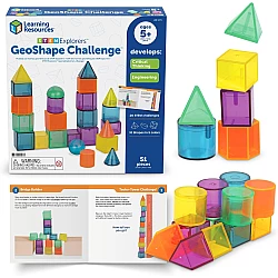 Обучающий набор Геометрические фигуры (51 предмет) от Learning Resources