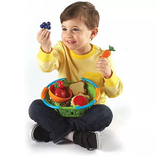 Развивающий набор Корзина с продуктами (15 предметов) от Learning Resources Развивающий набор Корзина с продуктами (15 предметов) от Learning Resources