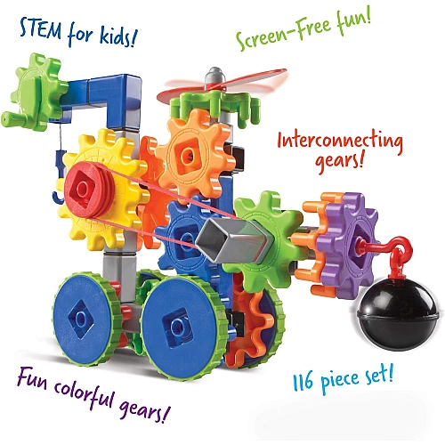 Конструктор Рухомі механізми (116 деталей) від Learning Resources