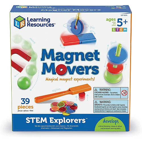 Научный STEM набор Опыты с магнитами (39 предметов) от Learning Resources Научный STEM набор Опыты с магнитами (39 предметов) от Learning Resources