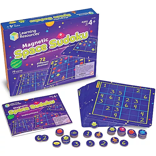 Развивающая магнитная игра Космическое судоку от Learning Resources Развивающая магнитная игра Космическое судоку от Learning Resources