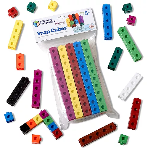 Математический набор Snap Cubes (100 элементов) от Learning Resources Математический набор Snap Cubes (100 элементов) от Learning Resources