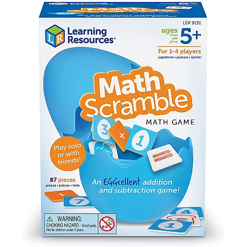 Навчальний набір Математичне доміно (87 предметів) від Learning Resources Навчальний набір Математичне доміно (87 предметів) від Learning Resources