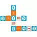 Навчальний набір Математичне доміно (87 предметів) від Learning Resources
