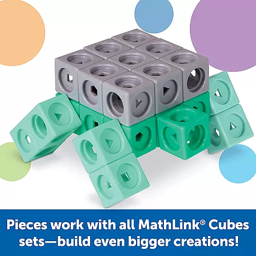 Набор для занятий математикой MathLink Cubes (115 элементов) от Learning Resources Набор для занятий математикой MathLink Cubes (115 элементов) от Learning Resources