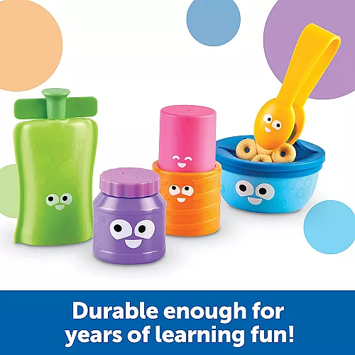Игровой набор для развития мелкой моторики Друзья-снеки (7 элементов) от Learning Resources Игровой набор для развития мелкой моторики Друзья-снеки (7 элементов) от Learning Resources
