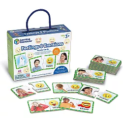 Обучающий набор карточек-пазлов Чувства и эмоции (48 шт) от Learning Resources