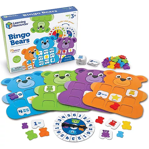 Обучающая настольная игра Bingo медведи (73 элемента) от Learning Resources Обучающая настольная игра Bingo медведи (73 элемента) от Learning Resources