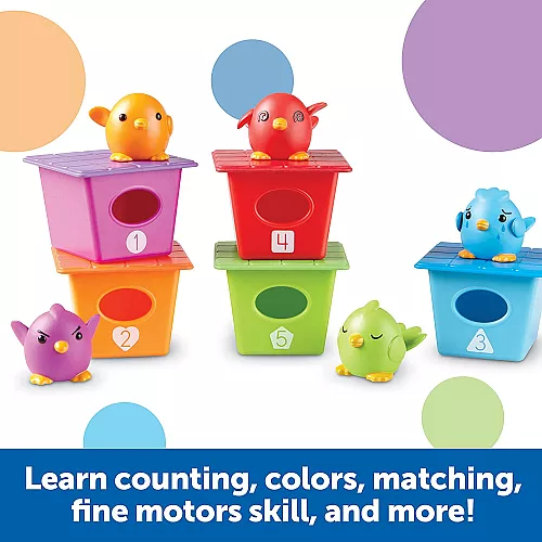 Обучающий набор Счет, цвета, сопоставление (15 элементов) от Learning Resources