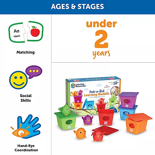 Обучающий набор Счет, цвета, сопоставление (15 элементов) от Learning Resources