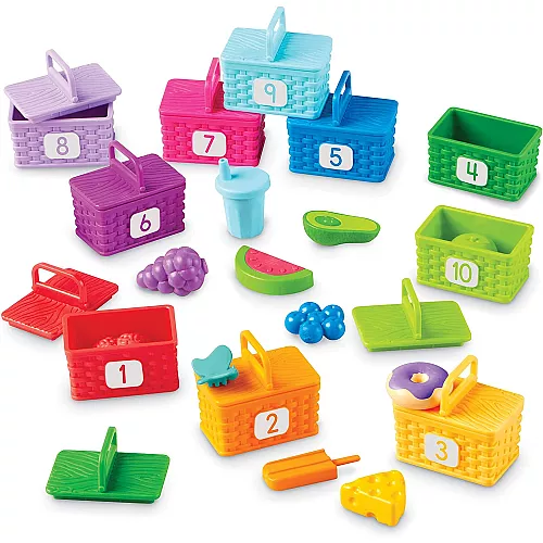 Розвиваючий набір сортер Кошики для пікніка (32 предмета) від Learning Resources
