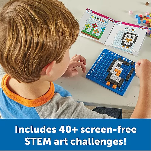 Развивающий STEM-набор Пиксельное искусство (402 элемента) от Learning Resources Развивающий STEM-набор Пиксельное искусство (402 элемента) от Learning Resources
