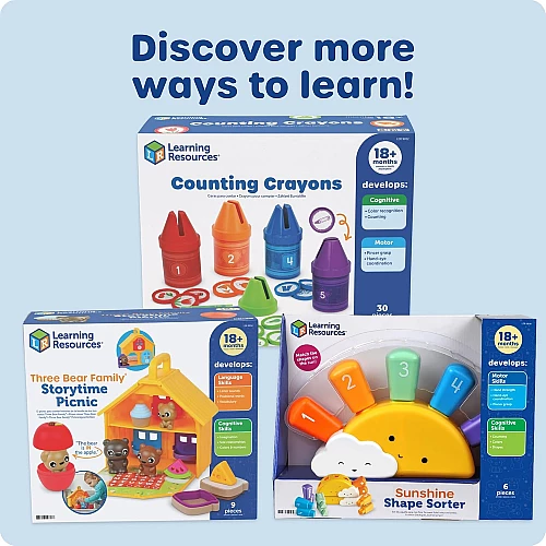 Развивающая игрушка-сортер Счетные мелки (30 предметов) от Learning Resources