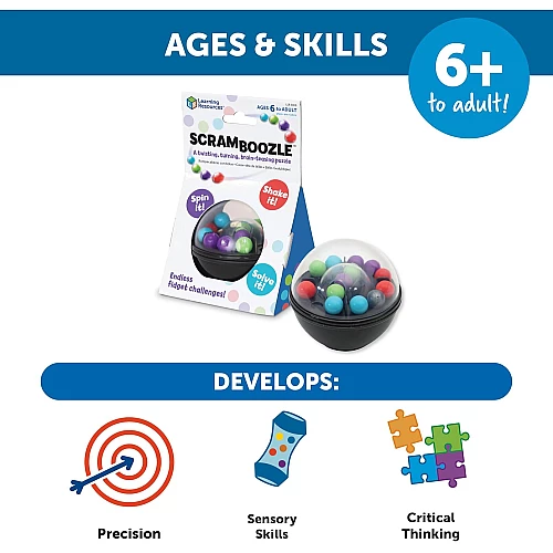 Развивающая 3D головоломка Вращающиеся шарики от Learning Resources Развивающая 3D головоломка Вращающиеся шарики от Learning Resources