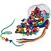 Развивающий набор шнуровка Строчные буквы (275 шт) от Learning Resources