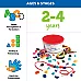 Развивающий набор шнуровка Строчные буквы (275 шт) от Learning Resources