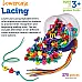 Развивающий набор шнуровка Строчные буквы (275 шт) от Learning Resources