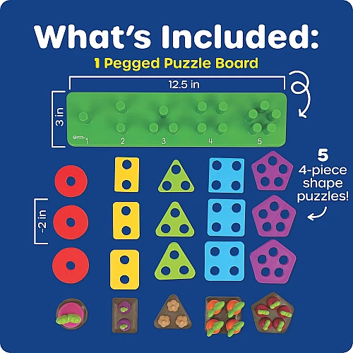 Іграшка сортер Різнокольорові фігури від Learning Resources