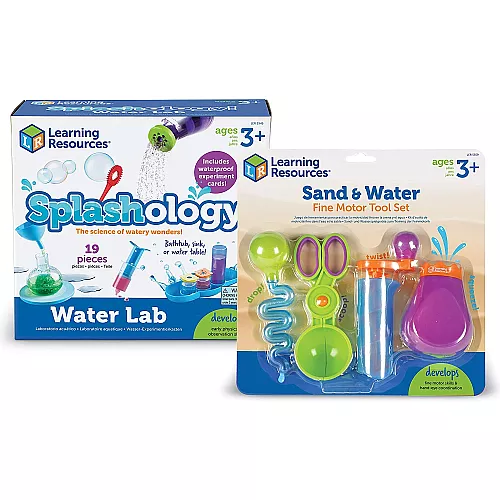 Развивающий STEM набор Игры с водой и песком (2 набора) от Learning Resources Развивающий STEM набор Игры с водой и песком (2 набора) от Learning Resources