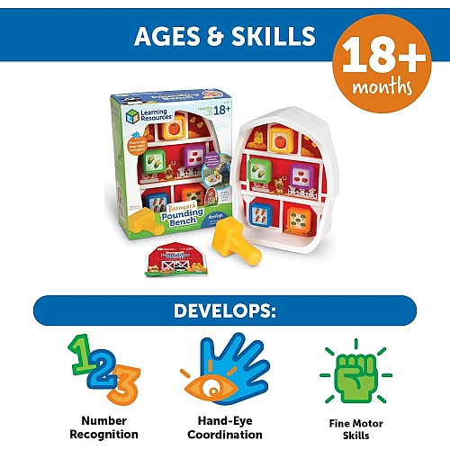Развивающая игрушка стучалка Ферма от Learning Resources Развивающая игрушка стучалка Ферма от Learning Resources