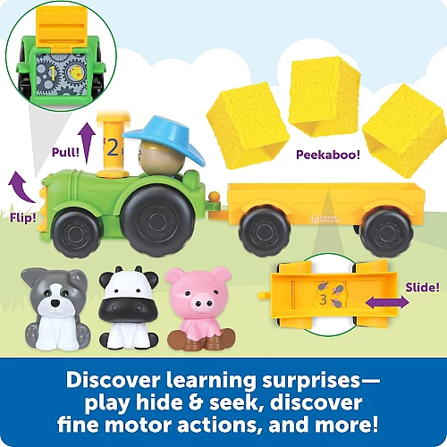 Розвиваюча іграшка Трактор з тваринами Learning Resources Розвиваюча іграшка Трактор з тваринами Learning Resources