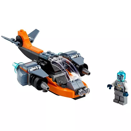 Развивающий конструктор 3 в 1 Кибердрон (113 деталей) от Lego Развивающий конструктор 3 в 1 Кибердрон (113 деталей) от Lego